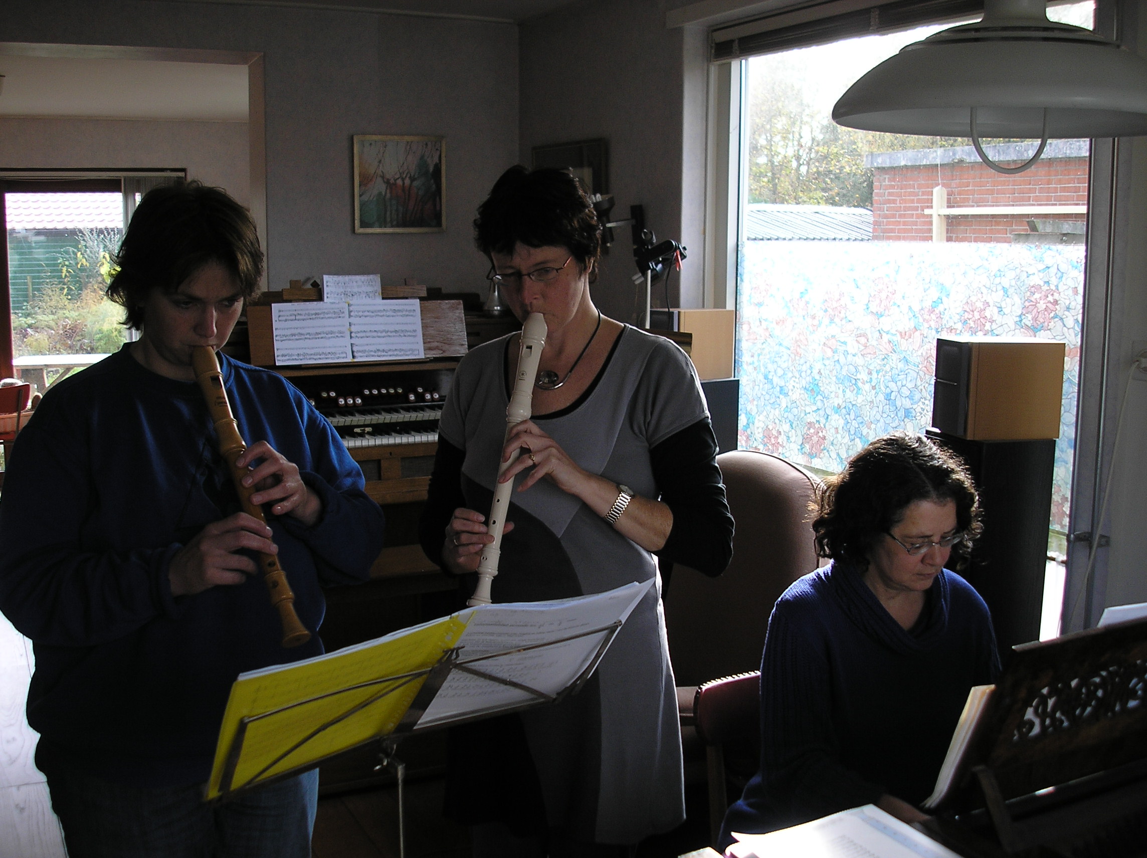 blokfluit ensemble met pianobegeleiding